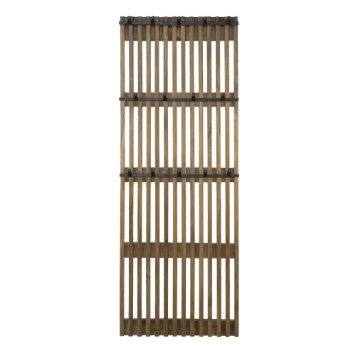 Wandgarderobe Garderobenpaneel Dwina | Mangoholz | Sandfarben