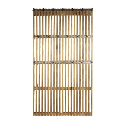 Wandgarderobe Garderobenpaneel Dwina XL | Mangoholz | Sandfarbe