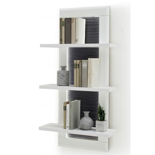 Wandregal Amora | weiß matt | LED Beleuchtung