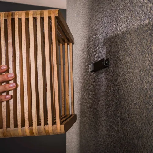 Wandregal Set Theona | 3-teilig | Teakholz | verwittert