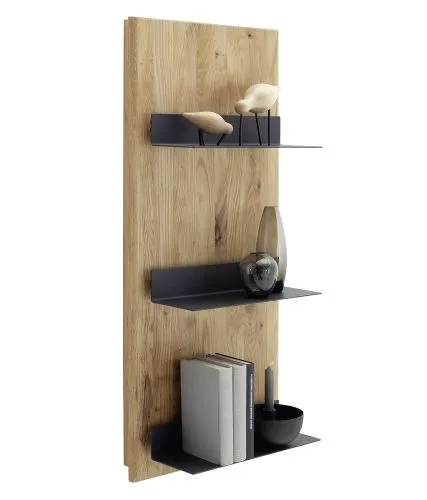 Wandregal Venedig | Naturfarben / Wildeiche | ohne Bandbeleuchtung