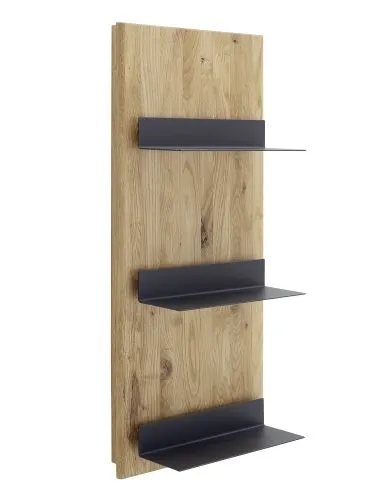 Wandregal Venedig | Naturfarben / Wildeiche | optional LED Beleuchtung