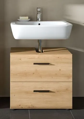 Waschbeckenunterschrank Ice | mit Schubkästen | Artisan Oak