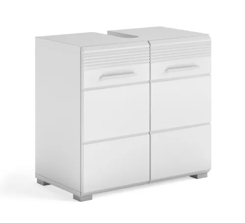 Waschbeckenunterschrank Linus | weiß Hochglanz