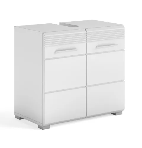 Waschbeckenunterschrank Linus | weiß Hochglanz