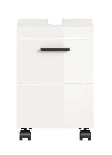 Waschbeckenunterschrank Nova | weiß Hochglanz