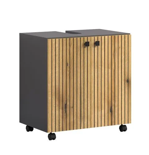 Waschbeckenunterschrank Pure Bliss 1, Evoke Eiche Dekor – Ansicht 2
