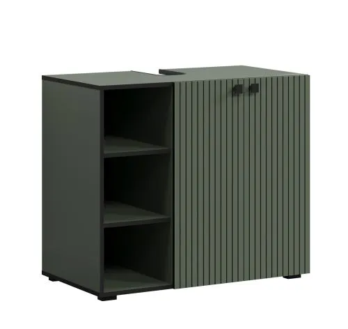 Waschbeckenunterschrank Pure Bliss 2, Grün Dekor – Ansicht 3