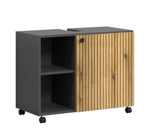 Waschbeckenunterschrank Pure Bliss, Evoke Eiche Dekor – Ansicht 2