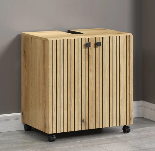 Waschbeckenunterschrank Pure Bliss | Evoke Eiche | 60 cm x 64 cm x 42 cm