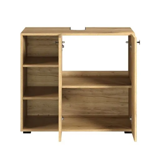 Waschbeckenunterschrank Pure Bliss mit Waschbecken, Evoke Eiche Dekor – Ansicht 4