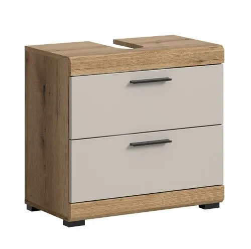 Waschbeckenunterschrank Scout | mit Schubkästen | Kaschmir / Evoak Oak