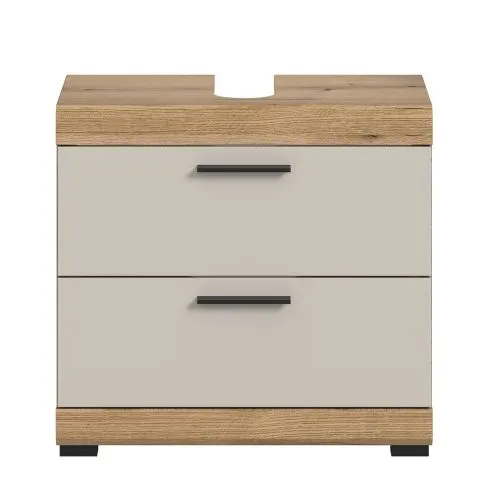 Waschbeckenunterschrank Scout | mit Schubkästen | Kaschmir / Evoak Oak