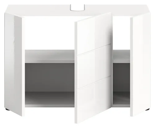 Waschbeckenunterschrank Vira | weiß Hochglanz | verschiedene Größen