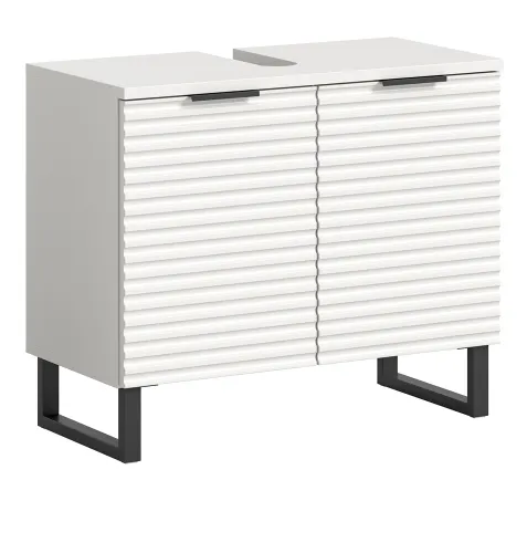 Waschbeckenunterschrank Waschtisch Riff | weiß