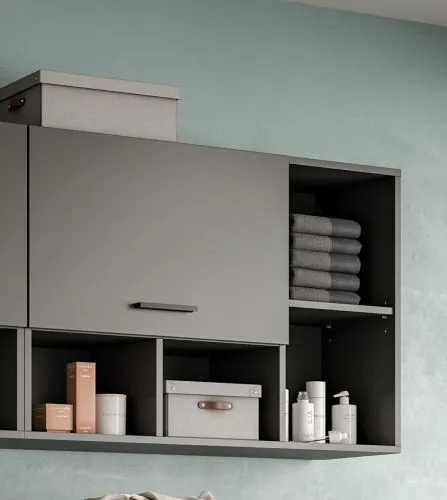 Waschmaschinenumbau Set Free | anthrazit | 4-teilig