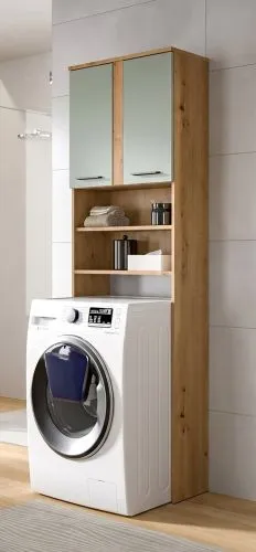 Waschmaschinenschrank Blake | Salbei / Artisan Eiche