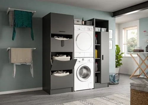 Waschmaschinenschrank Free 1 | anthrazit