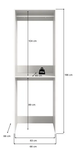 Waschmaschinenschrank Free 2 | weiß