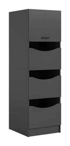 Waschmaschinenschrank Wäscheschrank Free | anthrazit