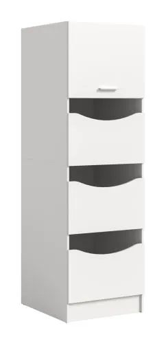 Waschmaschinenschrank Wäscheschrank Free | weiß