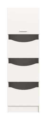 Waschmaschinenschrank Wäscheschrank Free | weiß