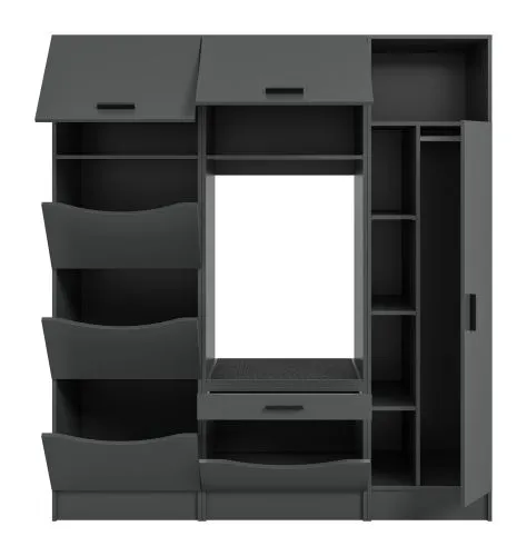 Waschmaschinenumbau Set Free 2 | 3-teilig | anthrazit