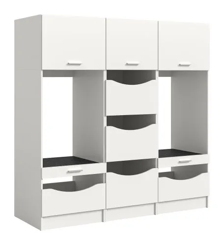 Waschmaschinenumbau Set Free 2 | weiß | 3-teilig