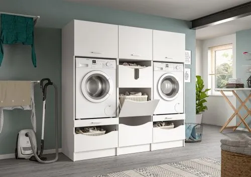 Waschmaschinenumbau Set Free 2 | weiß | 3-teilig