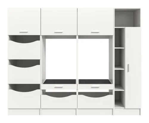 Waschmaschinenumbau Set Free 2 | weiß | 4-teilig