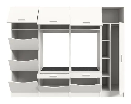 Waschmaschinenumbau Set Free 2 | weiß | 4-teilig