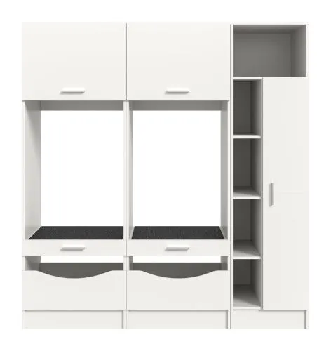 Waschmaschinenumbau Set Free 3 | weiß | 3-teilig