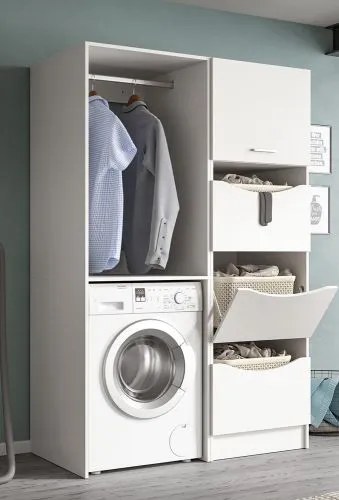 Waschmaschinenumbau Set Free 5 | weiß | 2-teilig