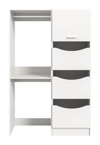 Waschmaschinenumbau Set Free 5 | weiß | 2-teilig