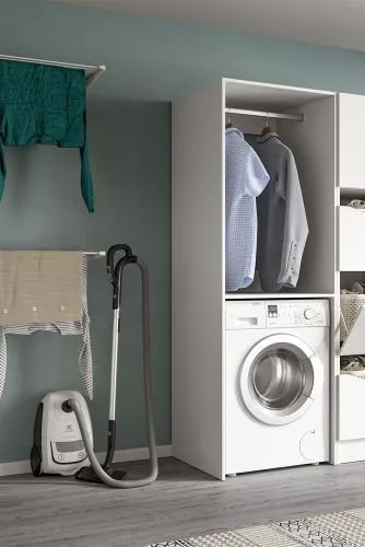 Waschmaschinenumbau Set Free 5 | weiß | 2-teilig