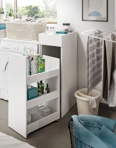 Waschmaschinenumbau Set Free | weiß | 3-teilig