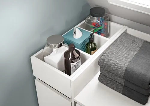 Waschmaschinenumbau Set Free | weiß | 4-teilig