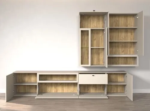 Wohnkombination Bellugi, 4-teilig, Cashmere Dekor – Ansicht 3