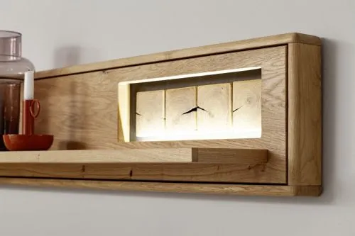 Wohnkombination Freeport 2 | Ast-/ Balkeneiche | 3-teilig | LED Beleuchtung