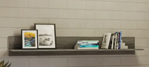 Wohnkombination Scout 2 | weiß Hochglanz / rauchsilber | 4-teilig