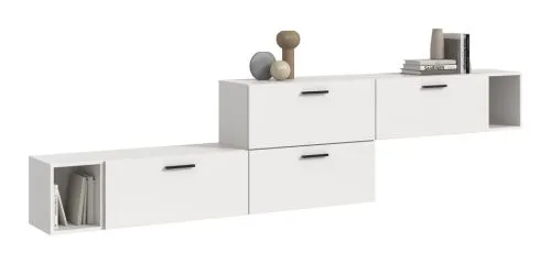 Wohnkombination The One 2 | 6-teilig | weiß Komplettset
