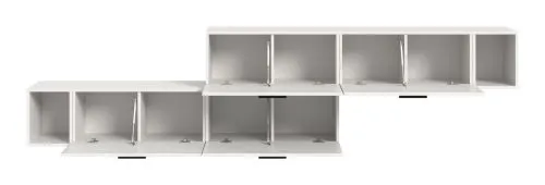 Wohnkombination The One 2 | 6-teilig | weiß ohne Beleuchtung