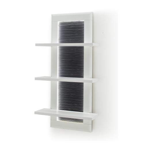 Wohnwand Anbauwand Amora | weiß matt | 3-teilig | LED Beleuchtung