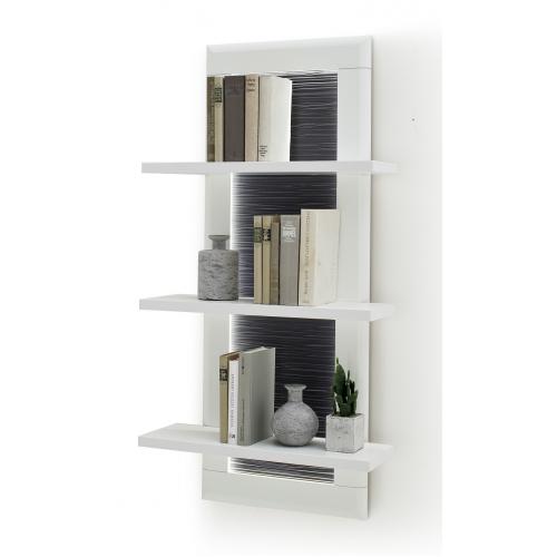 Wohnwand Anbauwand Amora | weiß matt | 3-teilig | LED Beleuchtung