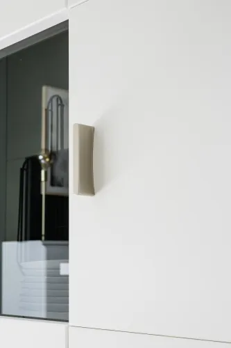 Wohnwand Anbauwand Amora | weiß matt | 3-teilig | LED Beleuchtung