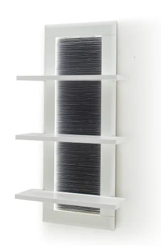 Wohnwand Anbauwand Amora | weiß matt | 3-teilig | LED Beleuchtung