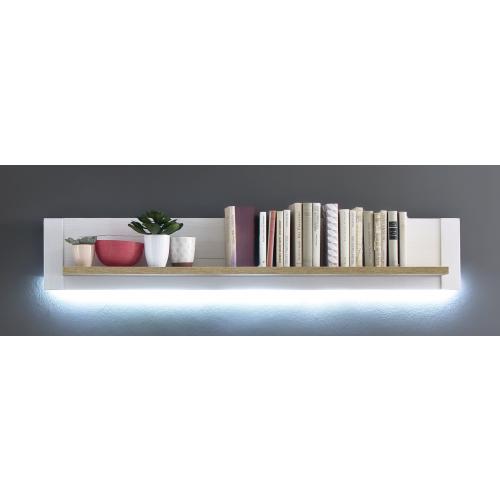 Wohnwand Anbauwand II Brixen | Landhaus modern | Pinie Aurelio / Grandson Oak | 3-teilig | LED Beleuchtung