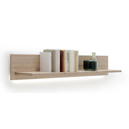Wohnwand Anbauwand II Buenos Aires | Balkeneiche | 4-teilig | LED Beleuchtung