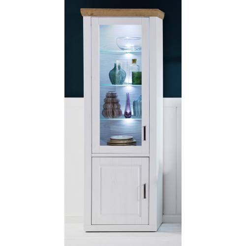 Wohnwand Anbauwand III Brixen | Landhaus modern | Pinie Aurelio / Grandson Oak | 4-teilig | LED Beleuchtung