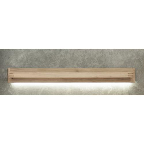 Wohnwand Anbauwand Salvador 1 | Balkeneiche Bianco | 4-teilig | LED Beleuchtung